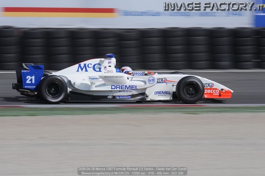 2008-04-26 Monza 1387 Formule Renault 3.5 Series - Giedo Van Der Garde